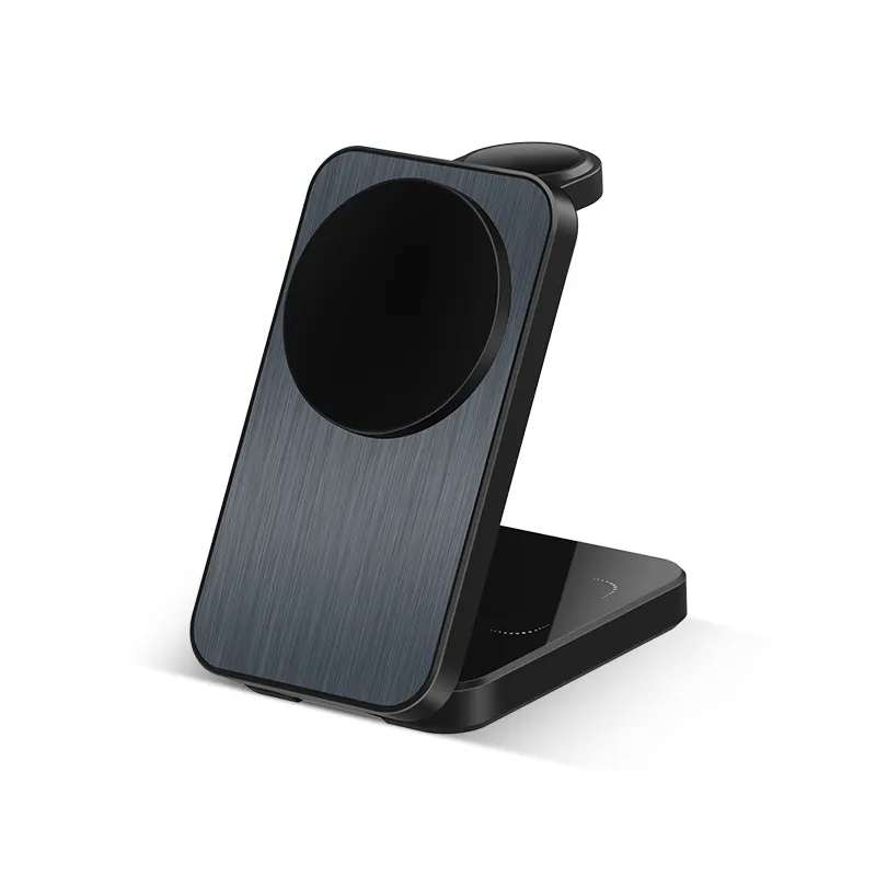 JEDI Factory Price 2023 Newest Fast Charging Station 15W Magnetic 3 In 1 Folding Wireless Charger With Logo Printing